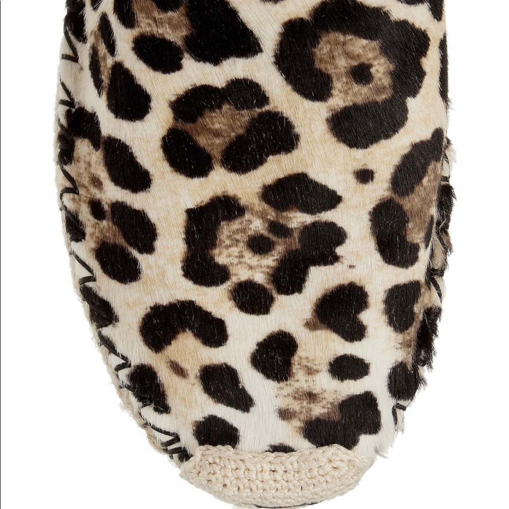 Valentino rockstud leopard print espadrilles, 38 - Picture 4 of 8